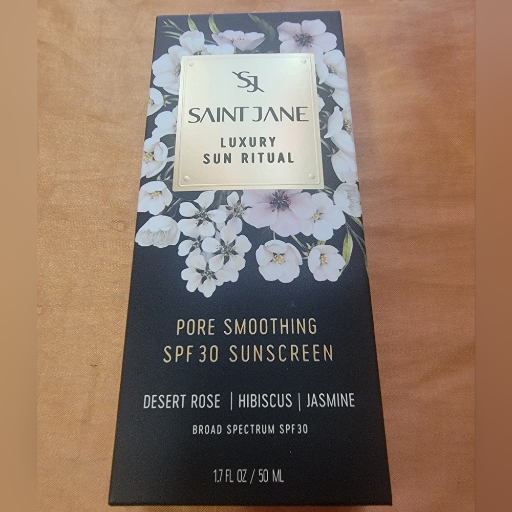 NIB Saint Jane Luxury Sun Ritual Pore Smoothing SPF 30 Sunscreen
